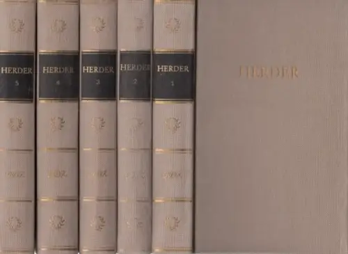 Buch: Johann Gottfried Herders Werke in fünf Bänden, Herder, BDK, 1978, Aufbau