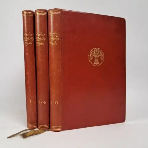 Buch: A. v. Droste-Hülshoff - Sämtliche Werke in sechs Teilen, 3 Bände, Bong