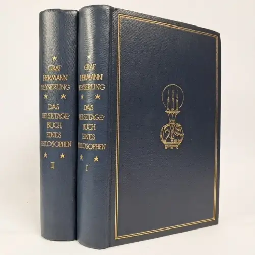 Buch: Das Reisetagebuch eines Philosophen 1+2, Graf Hermann Keyserling. Reichl