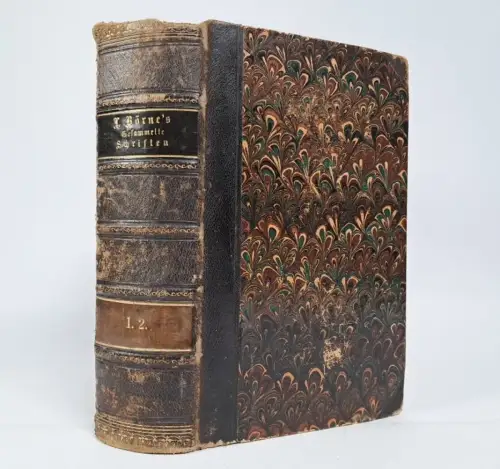 Buch: Ludwig Börne - Gesammelte Schriften Band 1 + 2, 1862, Hoffmann & Campe