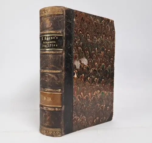 Buch: Ludwig Börne - Gesammelte Schriften Band 9 + 10, 1862, Hoffmann & Campe
