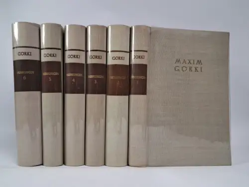Buch: Erzählungen 1-6, Maxim Gorki, Aufbau Verlag, 6 Bände, gebrauchr, gut