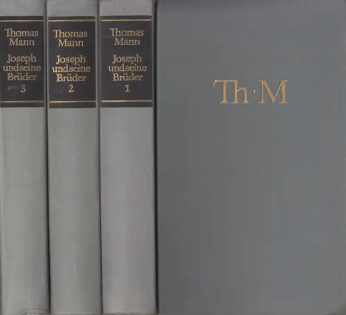 Buch: Joseph und seine Brüder, Thomas Mann. 3 Bände, 1972, Aufbau-Verlag