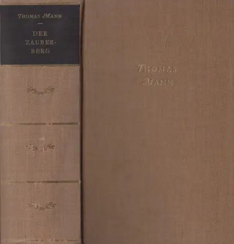 Buch: Der Zauberberg, Roman, Thomas Mann. 1962, Aufbau-Verlag, gebraucht, gut