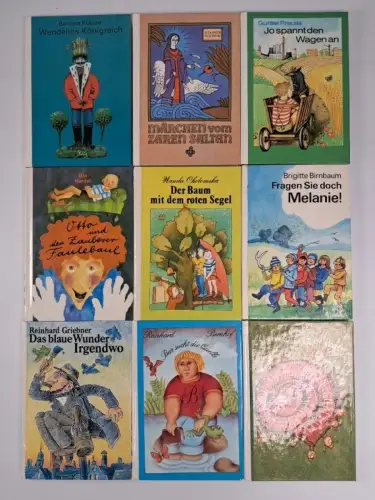 9x Die kleinen Trompeterbücher, Der Kinderbuchverlag, Saltan, Baum, Melanie, Ben