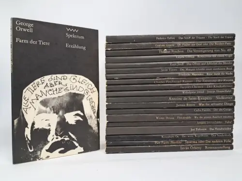 20 verschiedene Bücher Reihe Spektrum Verlag Volk und Welt, Sammlung, Bun 358007