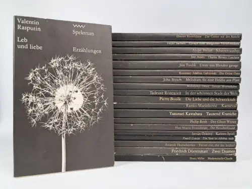 20 verschiedene Bücher Reihe Spektrum Verlag Volk und Welt, Konvolut, Bun 358008