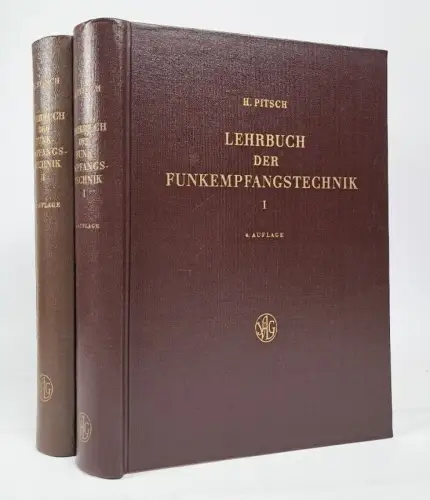 Buch: Lehrbuch der Funkempfangstechnik 1+2, Helmut Pitsch, 1963, Geest & Portig