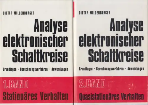 Buch: Analyse elektronischer Schaltkreise 1+2, Mildenberger, 1975, Hüthig Pflaum