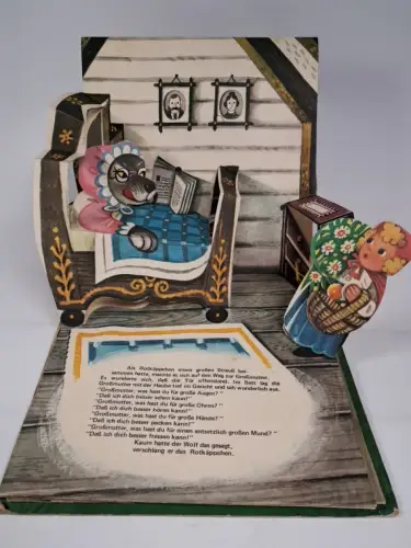 Pop-up-Buch: Rotkäppchen, Vojtech Kubasta, 1971, Orbis Verlag, gebraucht, gut