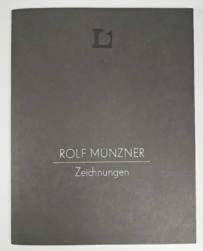 Ausstellungskatalog: Rolf Münzer, Zeichnungen, 1987, Staatliches Lindenau-Museum