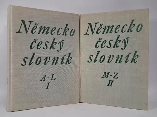 Buch: Deutsch-Tschechisches Wörterbuch, Hugo Siebenschein, 2 Bände, 1970