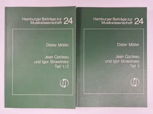 Buch: Jean Cocteau und Igor Strawinsky. Dieter Möller, 1981, Wagner, 2 Bände