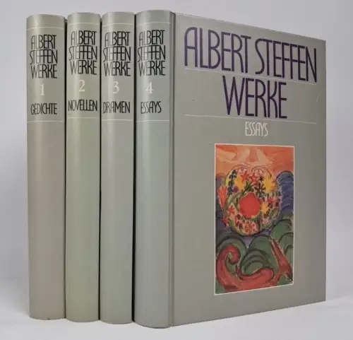 Buch: Albert Steffen - Werke, 4 Bände, 1984, Verlag Freies Geistesleben