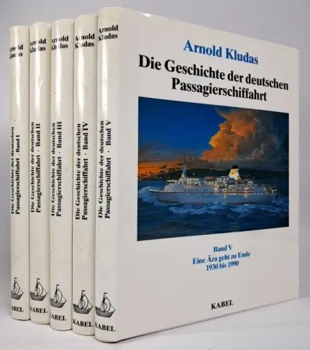 Buch: Die Geschichte der deutschen Passagierschiffahrt I-V, Arnold Kludas, Kabel