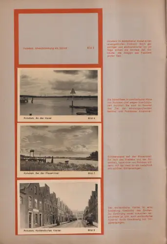 Buch: Potsdam nach 40 photographischen Aufnahmen, unvollständig! Kulturbilder