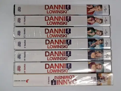 5 DVD-Boxen: Danni Lowinski Staffel 1-5, Annette Frier, original verpackt!