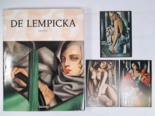 Buch + 3 Postkarten: Tamara De Lempicka 1898-1980. Gilles Neret, 2011, Taschen