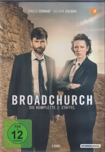DVD-Box: Broadchurch - Die komplette 2. Staffel, 2016, Tennant, Colman u.a.