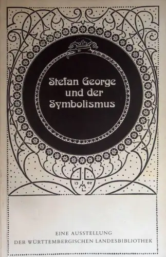Buch: Stefan George und der Symbolismus, 1983, Württembergische Landesbibliothek