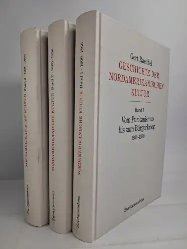 Buch: Geschichte der nordamerikanischen Kultur, Gert Raeithel, 3 Bände, 1995
