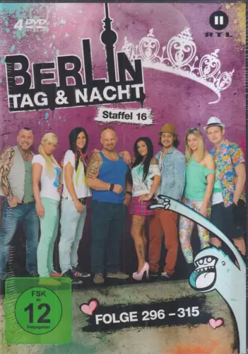 DVD-Box: Berlin Tag und Nacht - Staffel 16, 2013, Serie, 4 DVDs, Folge 296-315