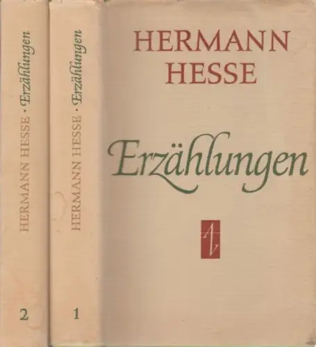 Buch: Erzählungen, Hesse, Hermann. 2 Bände, 1970, Aufbau-Verlag, gebraucht, gut