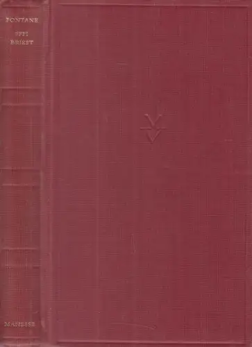 Buch: Effi Briest, Fontane, Theodor, Manesse Verlag, Roman, gebraucht, gut