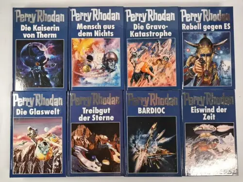 8 Bücher Perry Rhodan 110-117 (blau): 13. Zyklus: Bardioc, Bertelsmann Verlag