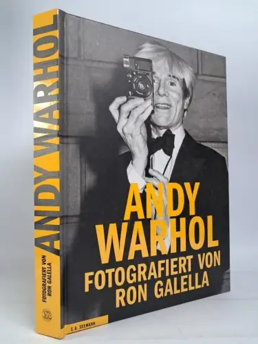 Buch: Andy Warhol fotografiert von Ron Gelella, 2008, E.A.Seeman Verlag