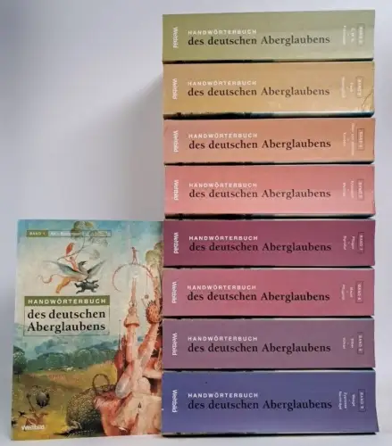 Buch: Handwörterbuch des deutschen Aberglaubens. 9 Bände, Weltbild, 2005