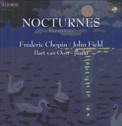 CD-Box: Frederic Chopin, Nocturnes. 2004, Brilliant Classics, Klassik, 4 CDs