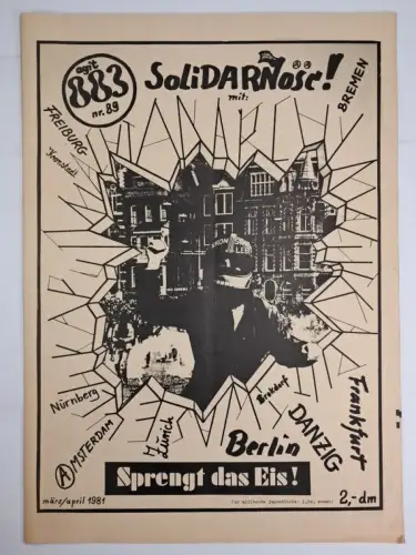 Agit 883 Nr. 89 März / April 1981: Sprengt das Eis! Solidacnosc! Zeitschrift