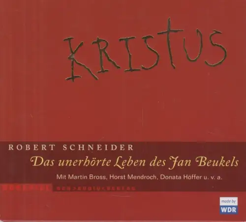 CD-Box: Robert Schneider - Kristus. 2005, DAV, Hörspiel mit Martin Bross u.v.a.