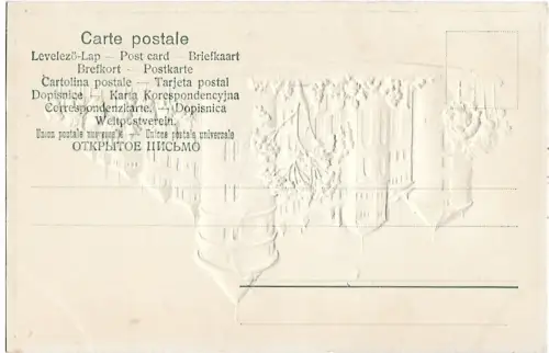 AK Stuttgart. Altes Schloss. Prägekarte ca. 1920, Postkarte. Ca. 1920