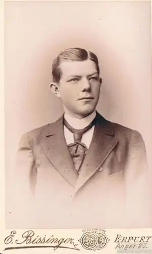 Fotografie Bissinger & Dittmann, Erfurt - Portrait Junger Herr, Fotografie