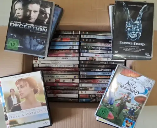 50 DVDs Sammlung / Konvolut / Paket Komödie, Drama, Western, Action, Blockbuster