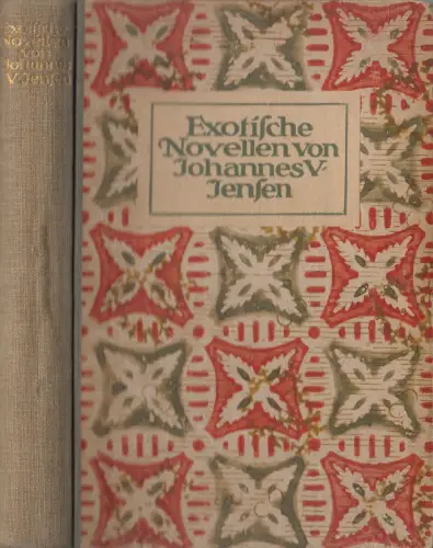 Buch: Exotische Novellen, Johannes B. Jensen, 1909, S. Fischer, gebraucht, gut