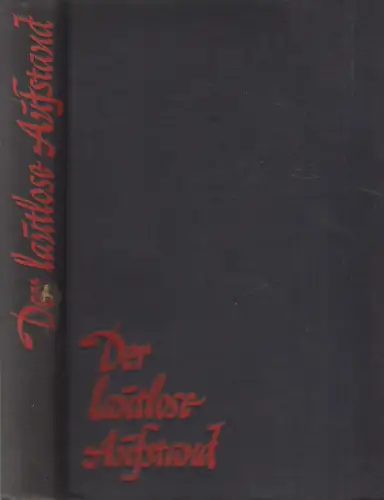 Buch: Der lautlose Aufstand, Günther Weisenborn, 1953, Rowohlt, gebraucht, gut