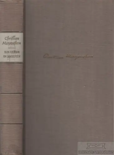 Buch: Ein Leben in Briefen, Morgenstern, Christian. 1952, Insel-Verlag