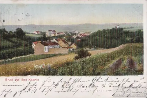 AK Gruss aus Bad Köstritz. ca. 1906, Postkarte. Ca. 1906, Verlag Louis & Glaser