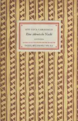 Insel-Bücherei 617, Eine stürmische Nacht, Caragiale, Ion Luca. 1956