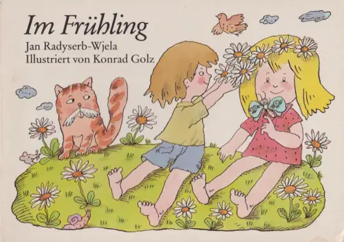 Buch: Im Frühling, Radyserb-Wjela, 1988, Domowina-Verlag, gebraucht, gut