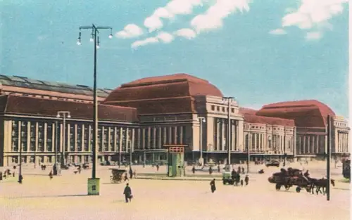 AK Leipzig. Hauptbahnhof, Postkarte. Nr. 5002, Kunstverlag Fr. Lindner