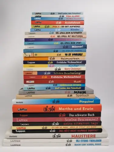 34 Bücher Uli Stein, Lappan Verlag, Kinder, Weihnachten, Ostern, Männer, Musik..