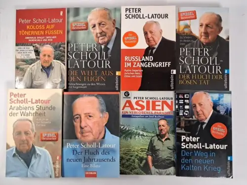 8 Bücher Peter Scholl-Latour: Fluch, Russland, Arabien, Islam, Koloss, Asien