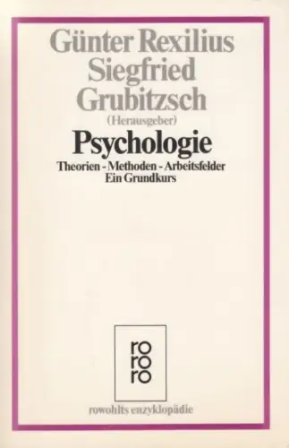 Buch: Psychologie, Grubitzsch, Siegfried / Rexilius, Günter. 1986