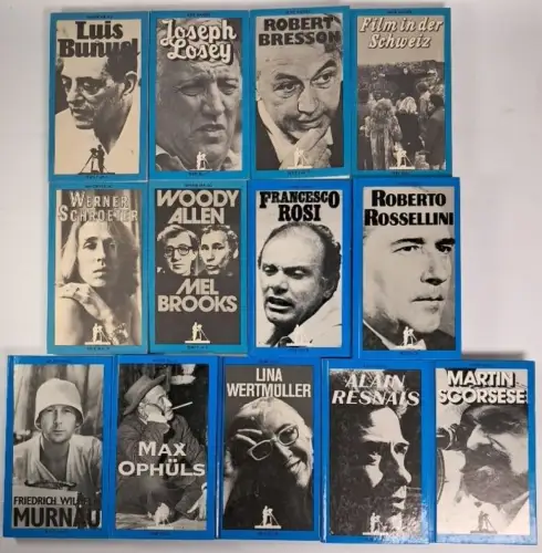 13 Bücher Reihe Film Hanser Verlag, Scorsese, Allen/Brooks, Bunuel, Resnais ...