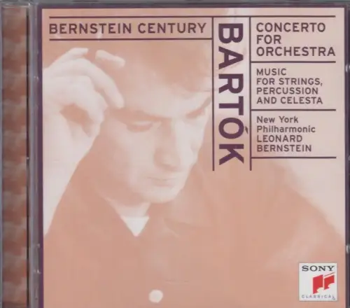 CD: Bela Bartok, Concerto for Orchestra, 1998, Leonard Bernstein, Musik, Klassik