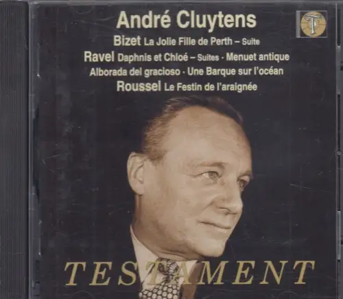 CD: Andre Cluytens, Bizet / Ravel / Roussel, 2002, Testament, Musik, Klassik